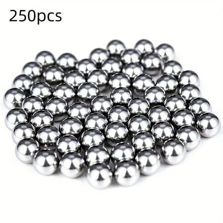 (250 pieces)Value Pack 9.525mm 3/8 inches Carbon Steel Bearing Balls, Precision Balls G1000