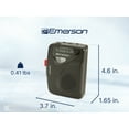 thumbnail image 3 of Emerson EPC-1000 Portable Cassette Player & Recorder with AM/FM Radio, Black, 3 of 12