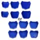 thumbnail image 1 of 2025 6pcs Dental Lab Plaster Model Base Former Molds Tray Dentist Oral Care Tool, 1 of 5