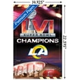 thumbnail image 3 of NFL Los Angeles Rams - Commemorative Super Bowl LVI Champions Team Logo Wall Poster, 3 of 4