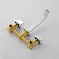 thumbnail image 4 of Sumerain Wall Mount Bathroom Sink Faucet, Two Handle Lavatory Faucet Brass Single Handle with Rough in Valve, Chrome, 4 of 6
