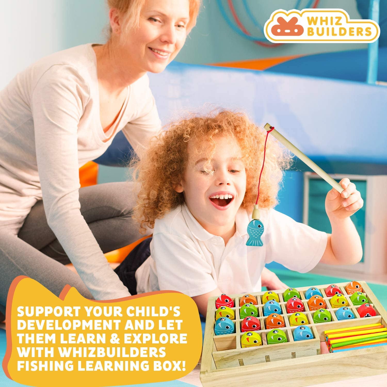 Wooden Fishing Games Math Counters Toy Toddlers & Nepal Ubuy