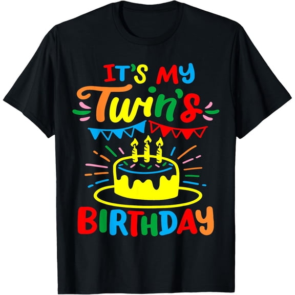 Twins Twin Birthday T-Shirt