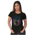 thumbnail image 4 of Betty Boop Colorful Neon Sign Cartoon Women's T Shirt Ladies Tee Brisco Brands S, 4 of 5