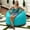 Aruba Blue, variant on Jaxx Palmetto Large Round Outdoor Bean Bag Club Chair - Sunbrella Breeze