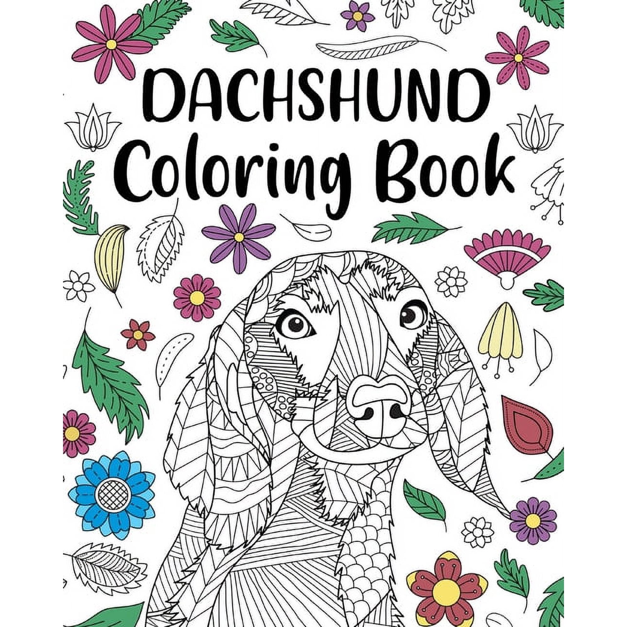 PaperLand Publishing: Dachshund Coloring Book, (Paperback)