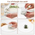 thumbnail image 3 of Onigiri Mold Set Stainless Steel Musubi Mold with Slicer and Triangle Rice Ball Mold and Rice Spoon Musubi Press Mold, 3 of 5