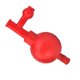 thumbnail image 3 of Fyearfly Bombilla de succión de Goma, llenadora de pipetas cuantitativa de presión Segura para Laboratorio, con 3 válvulas(Red), 3 of 11