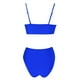 thumbnail image 5 of MKLEKYY Bikini Mujer Traje De Baño Women'S High Waisted Bikini Sets Two Piece Swimsuit Front Tie Knot Bathing Suit, 5 of 5