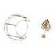 thumbnail image 5 of Estante de almacenamiento de pared,Estantería colgante de pared de metal de 3 niveles para decoración de dormitorio,Estante de pared flotante de 3 capas que ahorra espacio,Escultura de, 5 of 8
