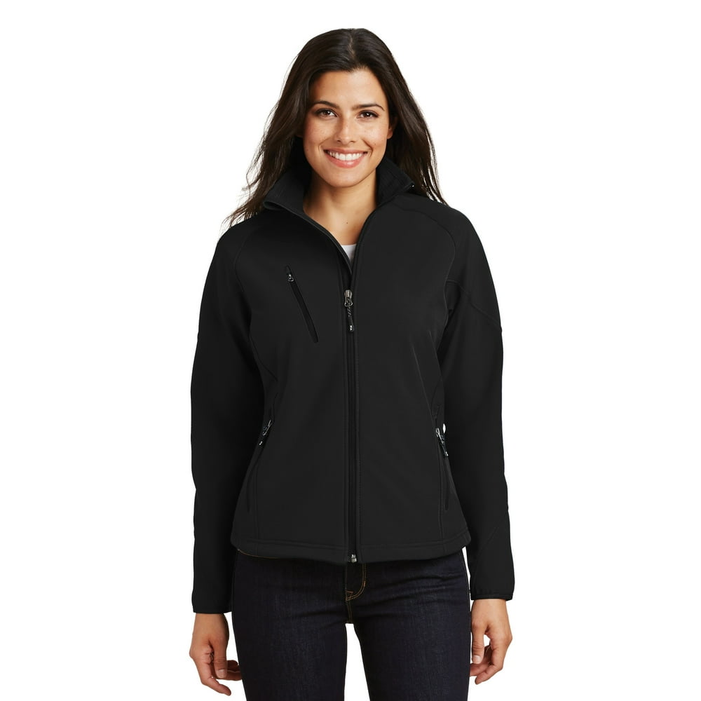 Port Authority - Port Authority Women's Textured Soft Shell Jacket ...