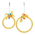 thumbnail image 4 of Environmental Protection Bird Hanging Perches Swings Toy,  Climbing Toy, For Pet  Parrotlet Budgie Cockateil Cockatoo Cage Accessory Yellow, 4 of 8