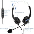 thumbnail image 4 of Casque USB avec Microphone, Écouteurs Ajustables à Réduction de Bruit, Casque pour Centre d'Appels pour PC et Portable, 4 of 7
