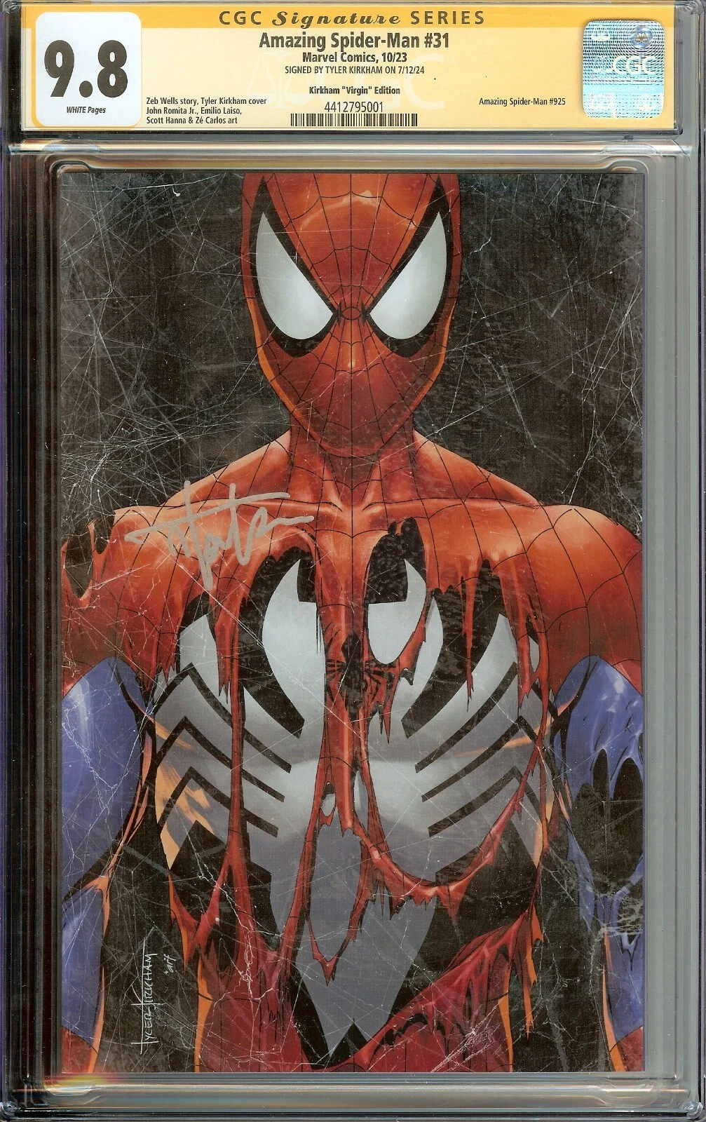 Amazing Spider-Man #31 Virgin Edition CGC 9.8 Kirkham