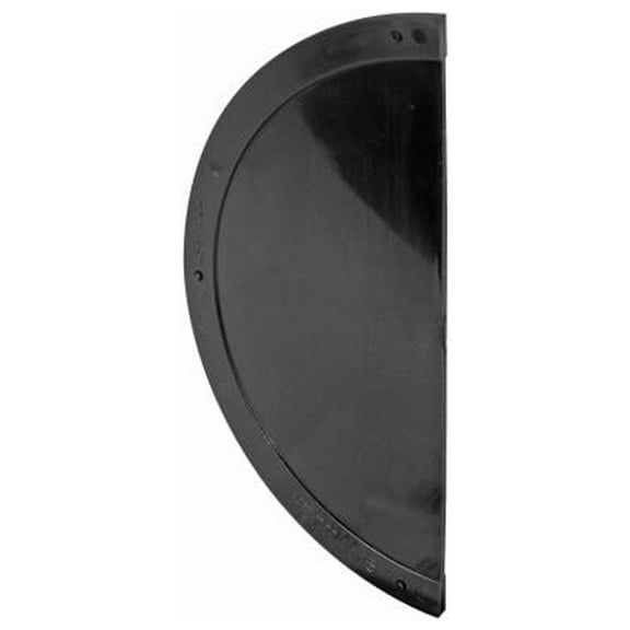 Prime-Line A 141 Sliding Door Screen Shield, Black Plastic - Quantity 10