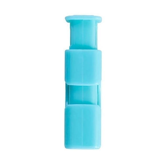 1 Pack Bread Bag Clips, Squeeze Lock Food Bag Clips, Plastic Sealing Clip for Bread, Snacks, Chips, Blue, Easy Grip, Airtight Seal