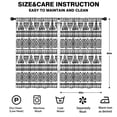 thumbnail image 2 of Blackout Kids Curtains,Boho Bohemia Geometric Line Art Childrens Insulated Curtains Set Of 2,Bedroom Essentials,Toddler Room Decor 52"x84"(132x213cm), 2 of 4