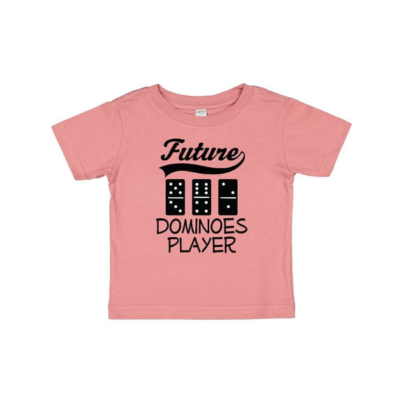 Inktastic Future Dominoes Player Game Boys or Girls Baby T-Shirt