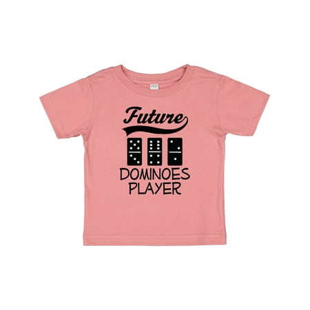

Inktastic Future Dominoes Player Game Gift Baby Boy or Baby Girl T-Shirt