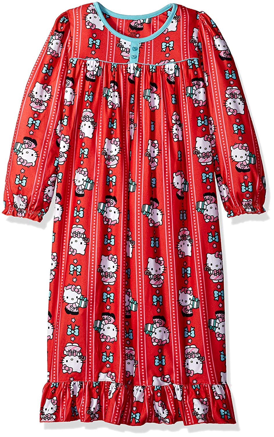 Girls Hello Kitty Granny Christmas Nightgown Red Walmart Canada