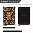 thumbnail image 3 of Yuyamidu Cute Highland Cow RV Door Window Shade Colorful Flowers RV Side Door Window Shade Cover Accessories for Inside Camper Universal Travel Trailer Blackout Window Cover, 3 of 7