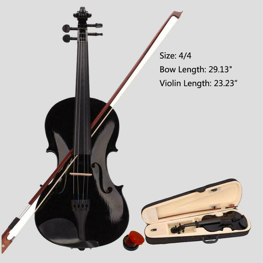 SKY Full Size VN202 Solidwood Red Violin Beautiful Craftsmanship with Brazilwood Bow and Lightweight Case 