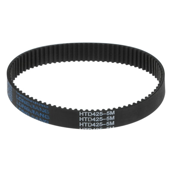 Uxcell HTD5M-425 Rubber Timing Belt 85 Teeth Closed Loop Pulley Timing Belt 0.79'' Width 16.73 inch Pitch Length