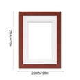 thumbnail image 3 of 8x10 Wood Photo Frame Set, 5 Colors, Wall or Tabletop Display, Black & White Prints, DIY Puzzle Frames, 3 of 6