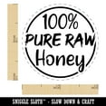 thumbnail image 2 of 100% Pure Raw Honey Self-Inking Rubber Stamp Ink Stamper - Yellow Ink - Mini 1/2 Inch, 2 of 7
