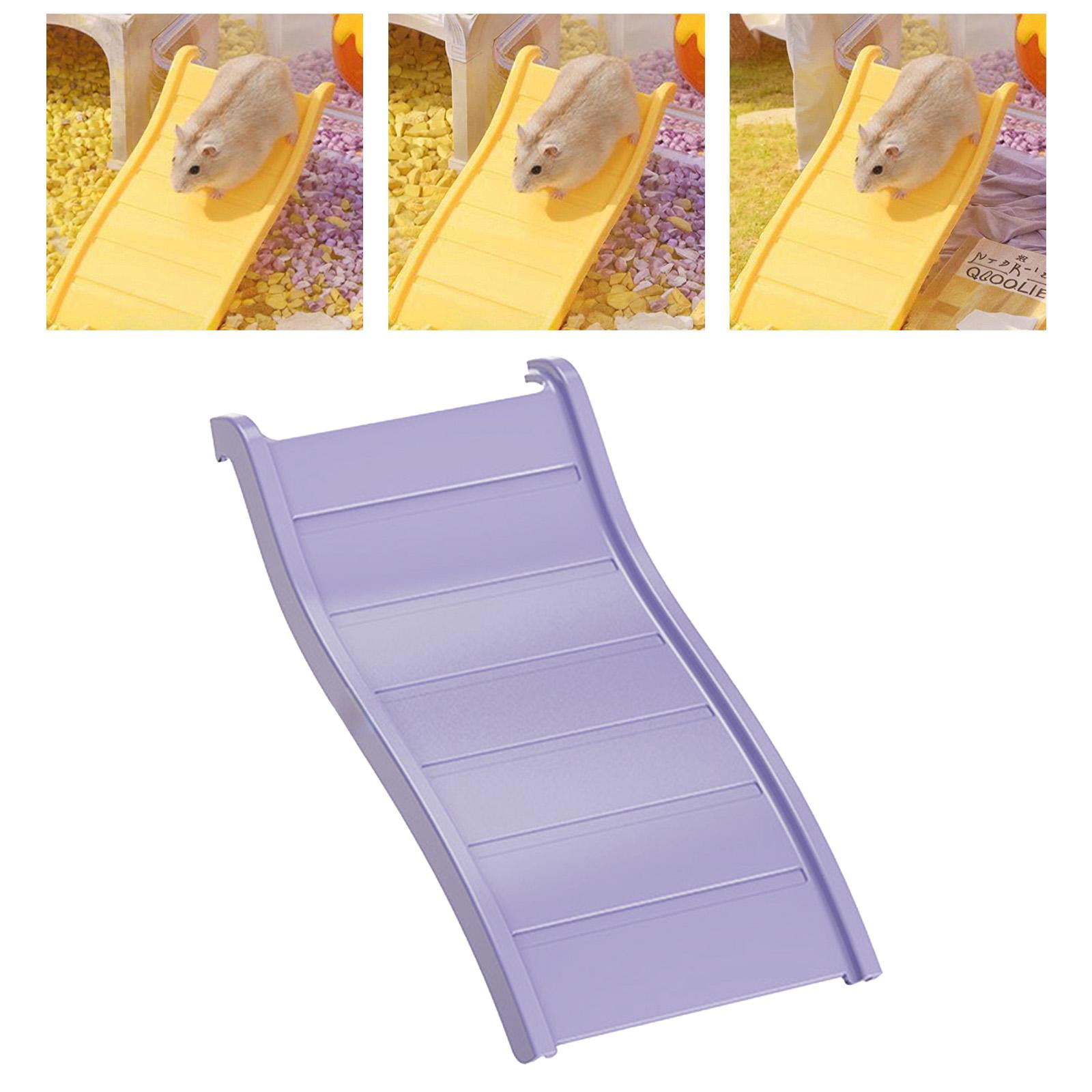 balikha Climbing Ladder for Hamster Cage, Hamster Platform Toy, Hide And Seek Game, Climbing Toy, Animal Game Ladder for Rats, Gerbils, Small Animals Purple