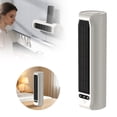 thumbnail image 2 of Bladeless Tower Fan 2-in-1 Standing Wall Mount Air Cooler Fan with Built-In Phone Holder USB Rechargeable Cordless Quiet Cooling Fan for Kitchen Bedroom Office, 2 of 7