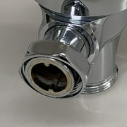 Sloan 3080050 Regal 1.28 GPF Manual Toilet Flushometer, Polished Chrome & Black