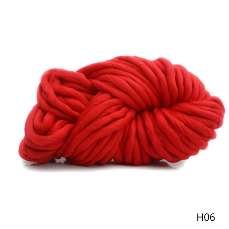 Needle Felting Wool, Super Soft Wool Roving for Felting Wool Yarn Roving, DIY, Craft, Scarf, Hat, Size: One size, Red