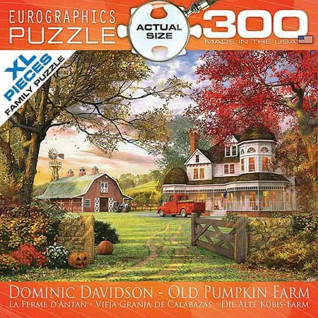 Old Pumpkin Farm by Dominic Davison 300-Piece (Best Puzzles For 4 Year Olds)