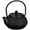Black, variant on BRIGHTFUFU Cast Iron Kettle: Elegant Cast Iron Small Teapot - Decorative Tea Kettle Tabletop Ornament For Tea Enthusiasts And Home Office Display