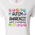 thumbnail image 4 of Inktastic Autism Awareness Support and Understanding Puzzle Pieces Women's T-Shirt, 4 of 5