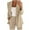 Yellow, variant on Uooqdmx Blazers for Women Suits Casual Solid Color Suit Jacket Lapel Keep Warm and Slim Loose Long Sleeve Fashion Cardigan Coat Blazers for Women Business Casual Beige L