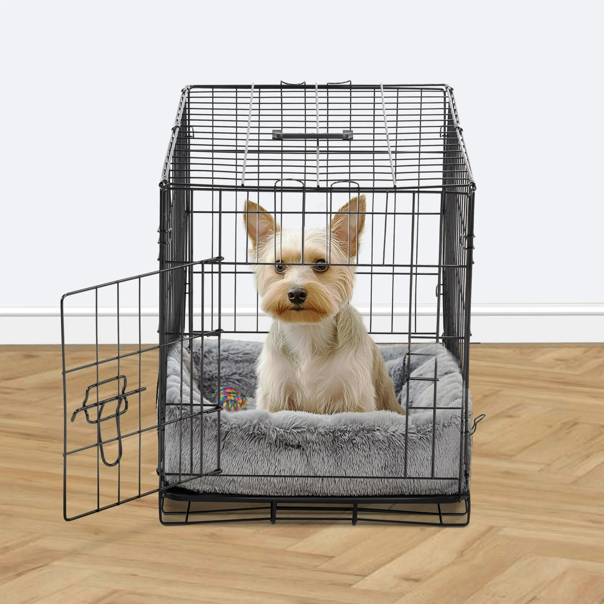 CONCETTA Single Door Dog Crate, 30 Inch, With Divider photo 5