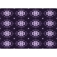 thumbnail image 1 of Ahgly Company Indoor Rectangle Patterned Purple Sage Bush Purple Area Rugs, 6' x 9', 1 of 6