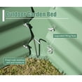 thumbnail image 5 of Planter, 8x4x1.5 ft Galvanized Metal Raised Garden Bed, Outdoor Gardening for Vegetables Flowers, Sage Green | Shape:Rectangle | Steel, 5 of 5