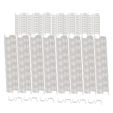 Unique Bargains 800 Pcs 10mm Wide Chandelier Connector Clip Chrome Tone for Fastening Crystal