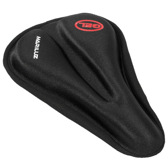 Cubre Asiento para Bicicleta Mariluz Gel Ultra Comodo 27.5x19 cm negro