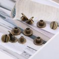 thumbnail image 4 of Belt Rivet, Binding Rivet DIY 20 Set  For Clothes For Shoes For Leather Bracelets Silver,Gold,Black,Bronze, 4 of 8