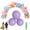 3pcs-d, variant on Reusable Balloon Garland, 3/7 Pcs PVC Balloon Cluster W/ Bands, 2026 Upgraded Arch Kit for Birthday Wedding Celebration