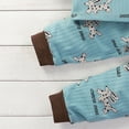 thumbnail image 6 of NOLDARES Toddler Baby Boy Outfits Clothing Set 2pcs Long Sleeve Graphic Print T Shirt and Joggers Pants Fall Winter Clothes Casual(Mint Green,4-5 Y), 6 of 6