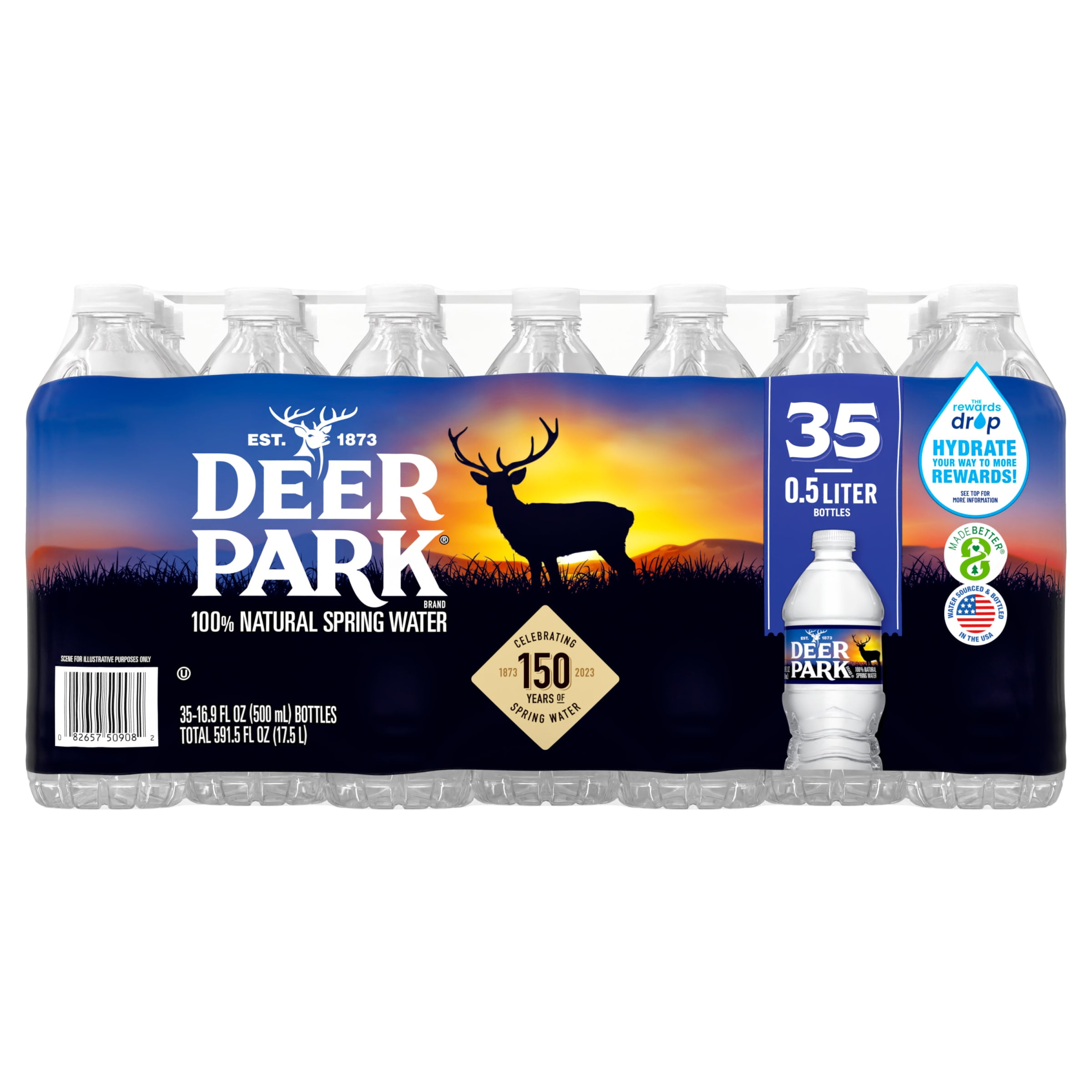 Deer Park Spring Water, 16.9 Fl Oz, 35-pack Plastic Bottles