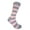 Light Pink with Light Gray, variant on Gray with Turquoise(Green) Color Mid-calf Stripes(Zebra Stripes) Dress Casual Socks for Men
