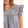 thumbnail image 2 of Jessica Simpson Women's Chandler Flutter Sleeve Top, Sizes XS-XL, 2 of 6
