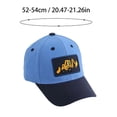 thumbnail image 4 of HNMKIU Washed Kids Baseball Cap With Excavator Design Soft Adjustable Toddler Hat For Boys And Girls Navy,2-8 Years, 4 of 5