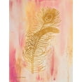 thumbnail image 2 of Babbitt, Gwendolyn 26x32 Gold Ornate Wood Framed with Double Matting Museum Art Print Titled - Gold on Pink I, 2 of 4